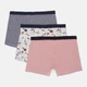 Трусы (3шт) Basic Collection XL серый, розовый, синий 1438092892 - изображение 2