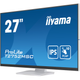 Монитор 27" IIYAMA ProLite T2752MSC-W1 IPS безрамочный/сенсорный экран Белый - изображение 2