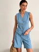Жилет женский ARTKNIT ZhiletVE2024 М Голубой (4823093460867) - изображение 1
