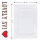 Полотенца для ног Lovely Svi хлопок/махра – 50 x 80 см – Белый - изображение 2