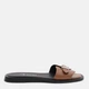 Женские шлепанцы кожаные Ashoes dutti 36 23.5 см Темная карамель (ROZ6501004439) - изображение 1
