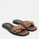 Женские шлепанцы кожаные Ashoes dutti 36 23.5 см Темная карамель (ROZ6501004439) - изображение 2