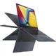 Ноутбук 14" Asus VivoBook S 14 Flip TP3402VA-LZ608W Intel Core i5-13420H 16GB 512GB SSD UHD Graphics W11 Home Quiet Blue (90NB10W1-M00S60) - изображение 8