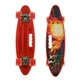 Скейт Пенніборд (Penny Board) із сяючими колесами та ручкою "Вогонь" - зображення 1