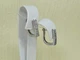 Серебряные серьги Бантик с фианитами. GE1158 - изображение 4