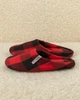 Тапочки домашние фланелевые закрытые Красная клетка Maybel 42-43 (3191_5) - изображение 5