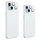 Защитное стекло для камеры iPhone 15 и iPhone 15 Plus Hoco V14 3D metal frame lens film. Blue - изображение 5
