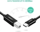 Кабель для принтера Type-C сканера на USB-B UGREEN Print Cable (1m, USB 2.0). Black - зображення 5