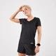 Футболка жіноча Kiprun Run для бігу чорна - 3XL - зображення 6