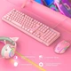 Комплект проводная игровая клавиатура и проводная игровая мышь Набор игровойCombo 2-in1 ONIKUMA G25 + CW905 (Keyboard engine/Mouse раскладка только англ) Розовый - изображение 5
