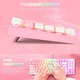 Комплект проводная игровая клавиатура и проводная игровая мышь Набор игровой Combo 2-in1 ONIKUMA G26 + CW916 (Keyboard engine/Mouse раскладка только англ) Розовый - изображение 5