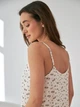 Ночная рубашка женская BARWA garments 0342 S Серый Цветочек (2110003421097) - изображение 5
