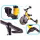 Трехколесный велосипед беговел Ikonka Trike Fix 3в1 велобег 3в1 Желтый - изображение 4
