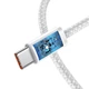 Кабель Baseus Dynamic Series Fast Charging Type-C 100 Вт 2м white (CALD000702) - изображение 3