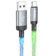 Дата кабель Hoco U112 Shine USB to Type-C 3A (1m) Gray - изображение 1
