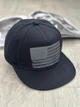 Кепка снепбек (Snapback) флаг Америки Черный 56-61р (9067) - изображение 1