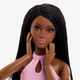 Кукла Барби коллекционная Темнокожая с афрокосичками Barbie Signature Looks Modern Y2K Fashion, Long Black Hair with Braids #21 (HRM13) - изображение 4