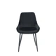 Стул кухонный Intarsio HUGO 51×56×82 см Черный - изображение 3