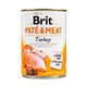 Вологий корм для собак Brit Care Pate and Meat з індичкою 400 г (MLZ7920) - зображення 1