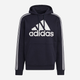 Bluza męska z kapturem Adidas M BL3S FL Hd H14642 XL-T Granatowa (4064054369427) - obraz 4