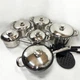 Набір посуду ASTRA A-2518 18 предметів з нержавіючої сталі - зображення 2