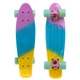 Скейтборд Пенни Penny FISH COLOR SP-Sport SK-402-7 фиолетовый-голубой-желтый - изображение 1