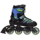 Роликовые коньки раздвижные Zelart Z-2914 S Синий-зеленый - изображение 1