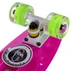 Скейтборд Пенні Penny LED WHEELS FISH SP-Sport SK-405-5 рожевий-білий-салатовий - зображення 3