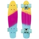 Скейтборд Пенни Penny FISH COLOR SP-Sport SK-402-10 желтый-малиновый-мятный - изображение 1