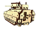 3D Пазл Конструктор Механический Из Дерева Pazly Бредли М2 Bradley M2 196 деталей - изображение 2