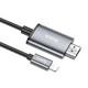 Кабель Hoco UA27 (Lightning to HDMI, Full HD, длина кабеля 2 метра, для iPhone, iPad) - Серый - изображение 5
