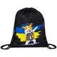 Сумка спортивна рюкзак мішок Zelart Патрон 5974 розмір 46x37см Black-Blue-Yellow - зображення 2