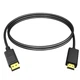 Кабель DisplayPort - HDMI 1.8м UPto4K чорний - зображення 3