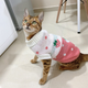 Вязаный акриловый свитер для собак Pet Style "Розовая клубника" XS - изображение 4