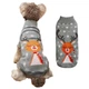 Вязаный акриловый свитер для котов и кошек Pet Style "Серый лось" XS - изображение 3