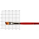 Кисть синтетика угловая Kolos Carrot 1097A, №4, короткая ручка - изображение 1