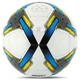 Мяч футбольный №5 PU ламин. SOCCERMAX (№5, 5 сл., сшит вручную) (FB-4194_Белый-синий) - изображение 2