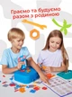 Конструктор мозаика Динозавр 2D 351 деталь 72141, Мозаика конструктор для мальчиков 2D, Конструктор 2D мозаика - изображение 10
