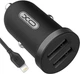 Автомобильное зарядное устройство XO TZ08 2.1A/2 USB + Lightning Black (TZ08-L-BK) - изображение 2