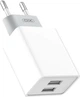 Сетевое зарядное устройство XO L65 2.4A/2USB + Lightning White (L65-L-WH) - изображение 1