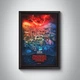 Постер сериала Stranger Things / Очень странные дела / Хокинс / Плакат Странные дела - изображение 2
