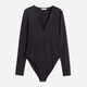 Боди-футболка женская H&M 061089775_black M Черная (2727000001162) - изображение 3