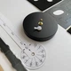 Настенные часы DIY 3D "Majestic" черные - Большие бескаркасные 3Д часы 60-130 см, самоклеящиеся (1011266) - изображение 5