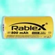 Акумулятор 16340 літій-іонний Rablex 8О0mAh, З.7V - зображення 1