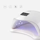 Лампа для полимеризации гель лака SUN гибридная ультрафиолетовая UV LED 48W для наращивания ногтей маникюра педикюра, Белая - изображение 3