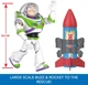 Інтерактивна фігурка Базз Лайтер Disney Pixar Toy Story Rocket Rescue Buzz з реактетою і звуками (HTR73) - зображення 4