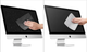 Серветка для чищення дисплея 16×16 см для пристроїв Apple iPhone, Apple Watch, Apple MacBook, Сіра, Athand - зображення 5