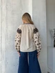 Жіноча вишиванка з вишивкою хрестиком "Мозаїка" 2XL кремовий (5618) - изображение 2