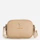 Сумка крос-боді через плече жіноча маленька U.S. Polo Assn 27A278-AA00A (Taupe) Пісочна - зображення 1