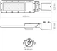 LED фонарь уличный VIDEX IP65 SLE17 50W 5500Lm 5000K 220V - изображение 3